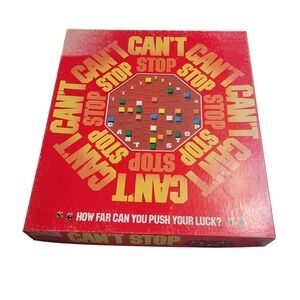 Parker Brothers Can't Stop Board Game Red Excellent 1980 Vintage Complete